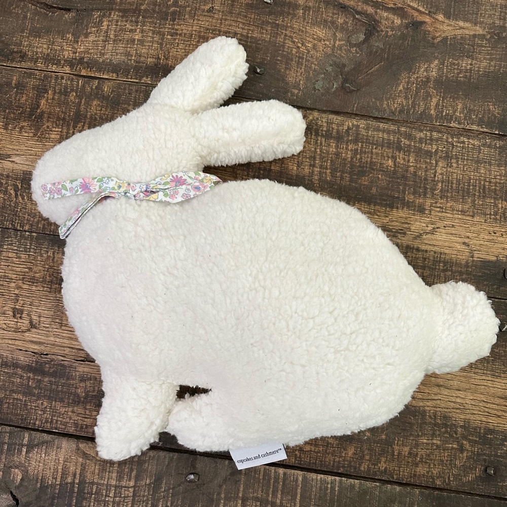 Cupcakes and Cashmere bunny pillow